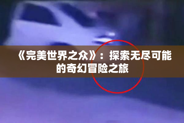 《完美世界之众》：探索无尽可能的奇幻冒险之旅
