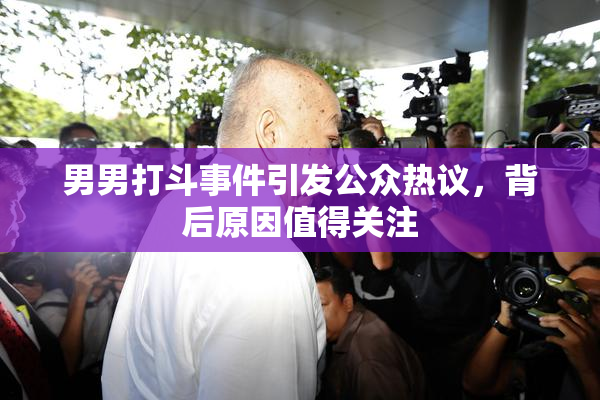 男男打斗事件引发公众热议，背后原因值得关注
