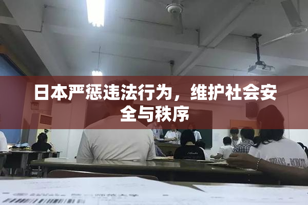 日本严惩违法行为，维护社会安全与秩序