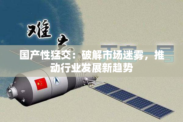 国产性猛交：破解市场迷雾，推动行业发展新趋势