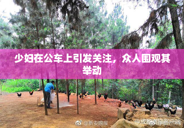 少妇在公车上引发关注，众人围观其举动