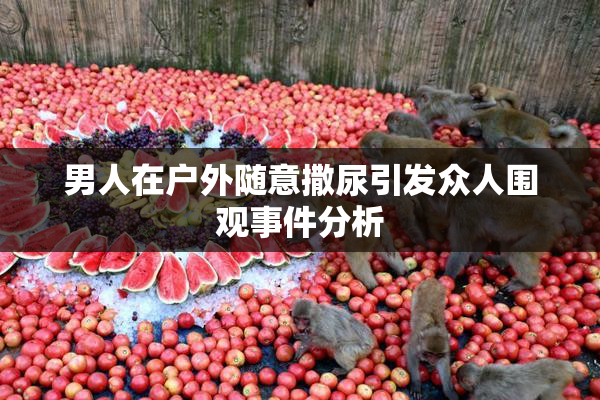 男人在户外随意撒尿引发众人围观事件分析