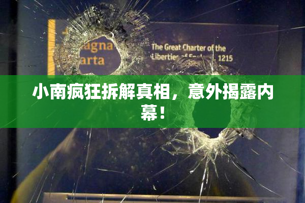 小南疯狂拆解真相，意外揭露内幕！