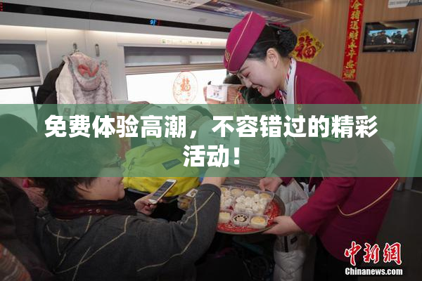 免费体验高潮，不容错过的精彩活动！
