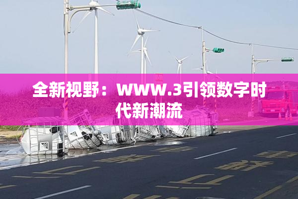 全新视野：WWW.3引领数字时代新潮流