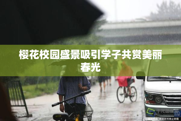 樱花校园盛景吸引学子共赏美丽春光