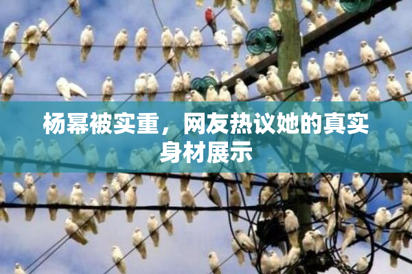 杨幂被实重，网友热议她的真实身材展示