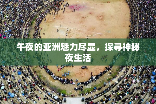 午夜的亚洲魅力尽显，探寻神秘夜生活