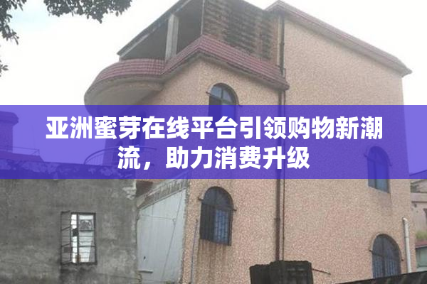 亚洲蜜芽在线平台引领购物新潮流，助力消费升级
