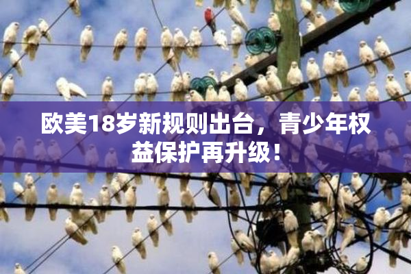 欧美18岁新规则出台，青少年权益保护再升级！