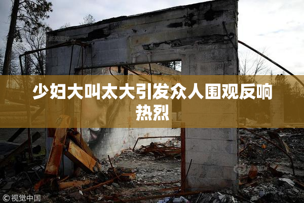 少妇大叫太大引发众人围观反响热烈