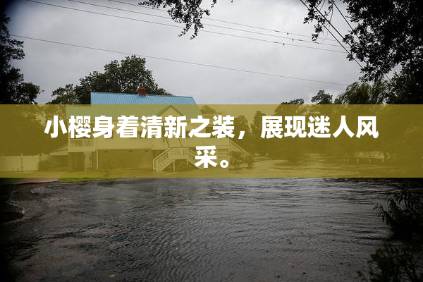 小樱身着清新之装，展现迷人风采。
