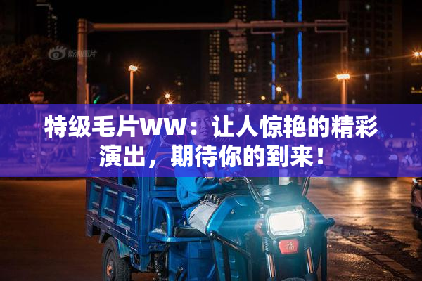 特级毛片WW：让人惊艳的精彩演出，期待你的到来！