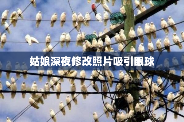 姑娘深夜修改照片吸引眼球