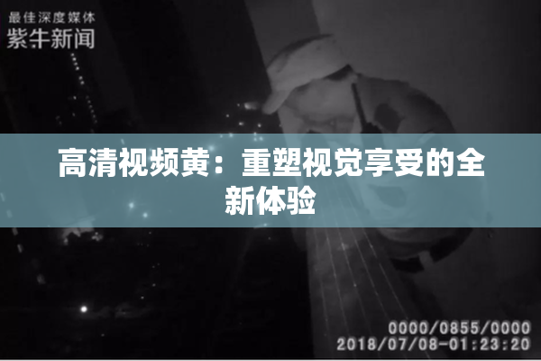 高清视频黄：重塑视觉享受的全新体验