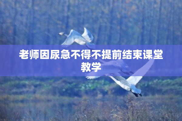 老师因尿急不得不提前结束课堂教学