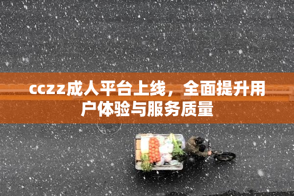 cczz成人平台上线，全面提升用户体验与服务质量