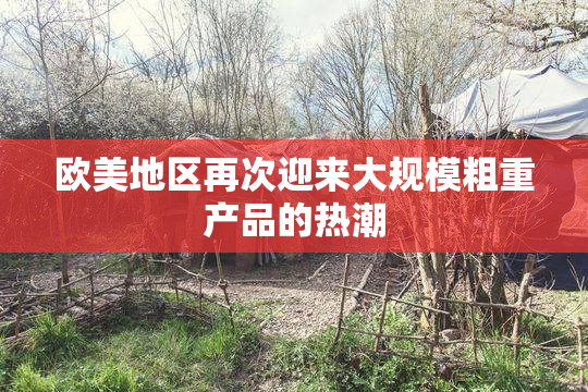 欧美地区再次迎来大规模粗重产品的热潮