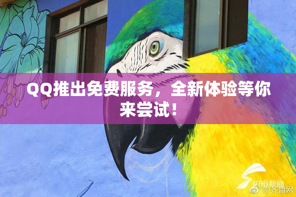 QQ推出免费服务，全新体验等你来尝试！