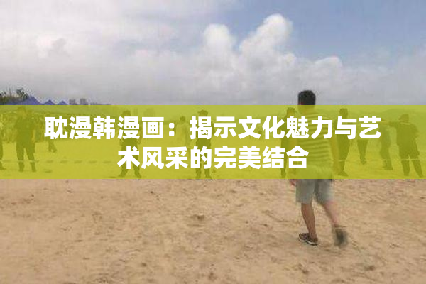 耽漫韩漫画：揭示文化魅力与艺术风采的完美结合