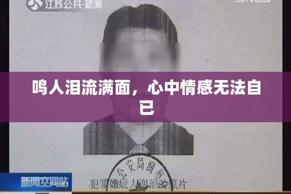 鸣人泪流满面，心中情感无法自已