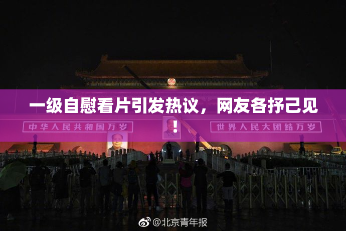 一级自慰看片引发热议，网友各抒己见！