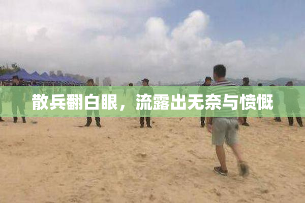 散兵翻白眼，流露出无奈与愤慨