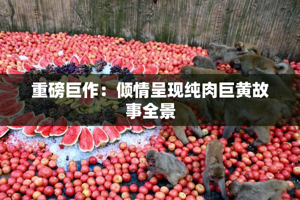 重磅巨作：倾情呈现纯肉巨黄故事全景