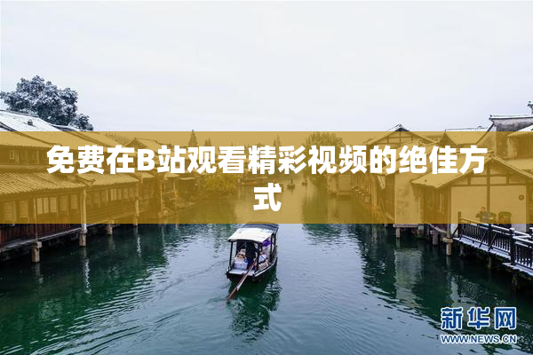 免费在B站观看精彩视频的绝佳方式