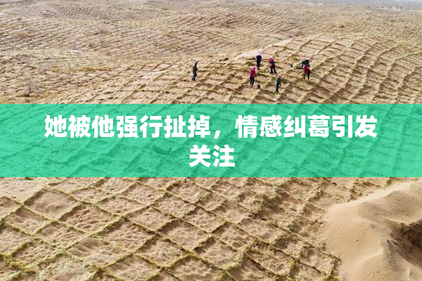 她被他强行扯掉，情感纠葛引发关注