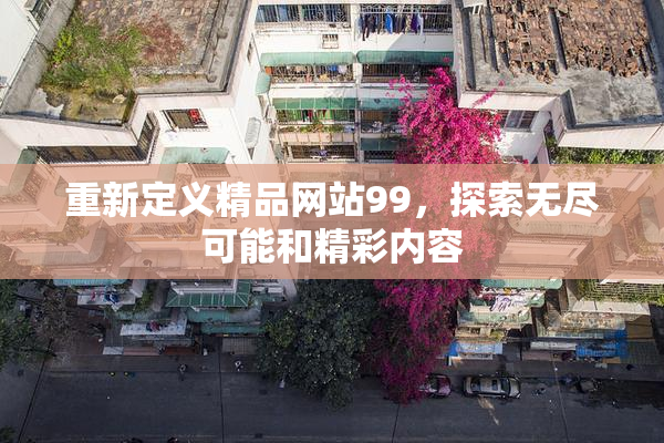 重新定义精品网站99，探索无尽可能和精彩内容