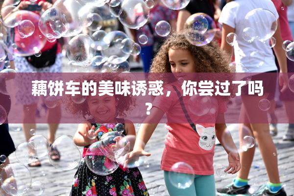 藕饼车的美味诱惑，你尝过了吗？