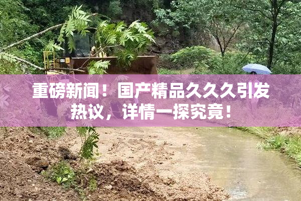 重磅新闻！国产精品久久久引发热议，详情一探究竟！