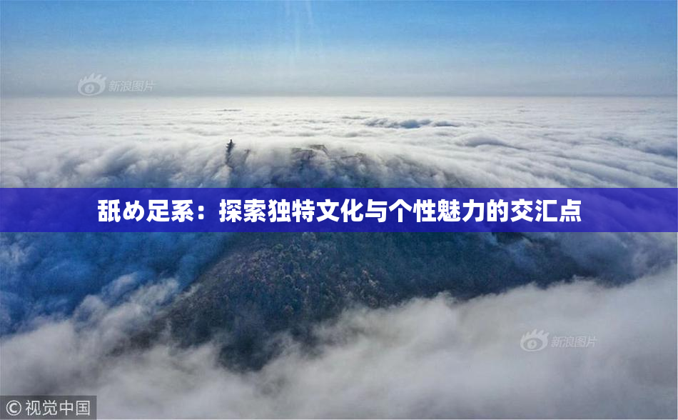 舐め足系：探索独特文化与个性魅力的交汇点