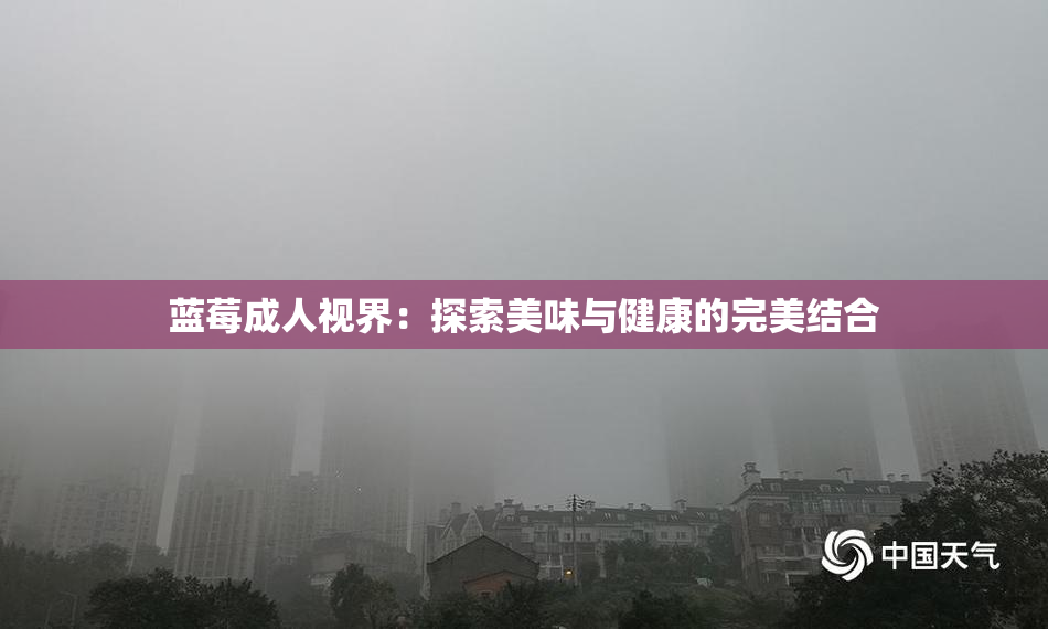 蓝莓成人视界：探索美味与健康的完美结合