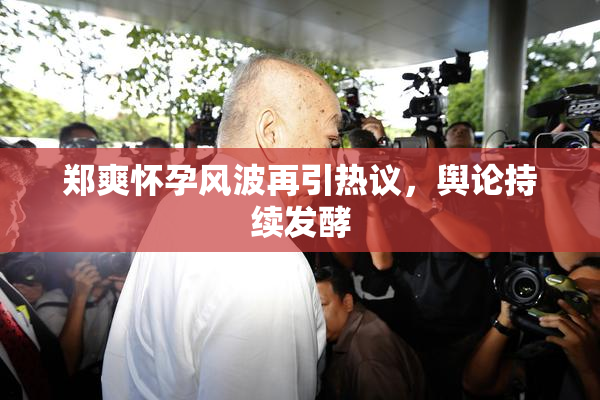 郑爽怀孕风波再引热议，舆论持续发酵