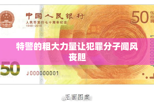 特警的粗大力量让犯罪分子闻风丧胆