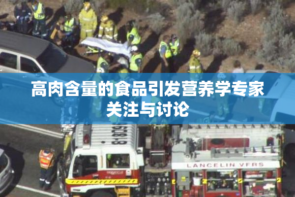 高肉含量的食品引发营养学专家关注与讨论