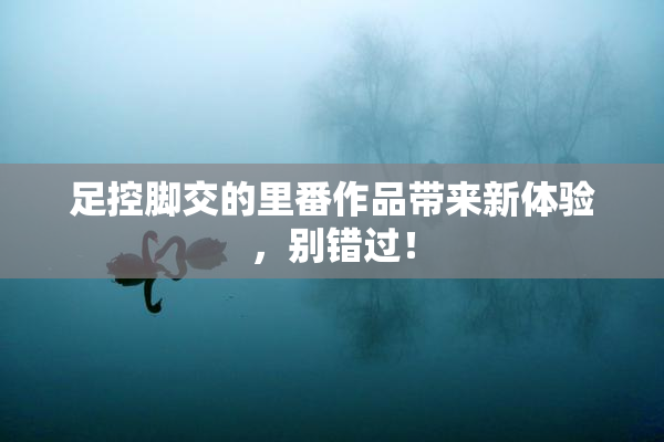 足控脚交的里番作品带来新体验，别错过！