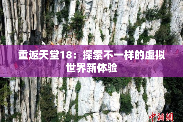 重返天堂18：探索不一样的虚拟世界新体验