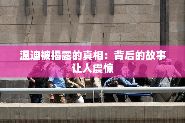 温迪被揭露的真相：背后的故事让人震惊