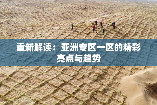 重新解读：亚洲专区一区的精彩亮点与趋势