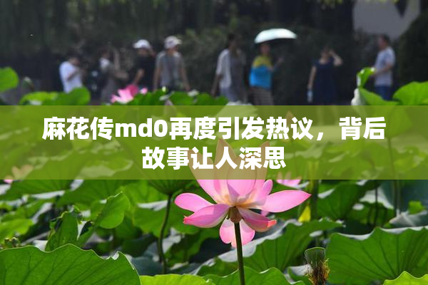 麻花传md0再度引发热议，背后故事让人深思