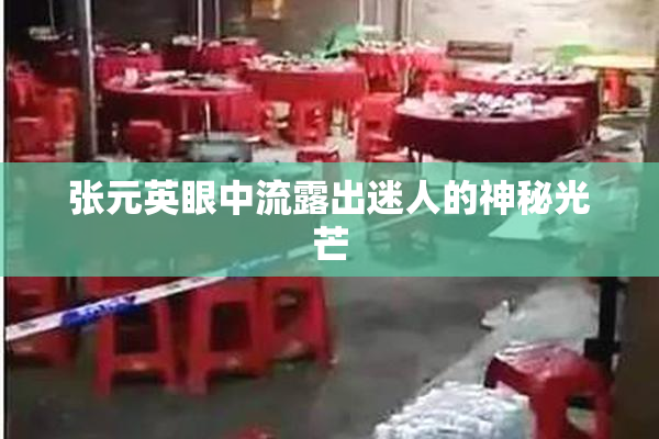 张元英眼中流露出迷人的神秘光芒