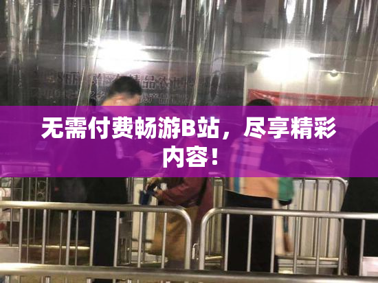 无需付费畅游B站，尽享精彩内容！