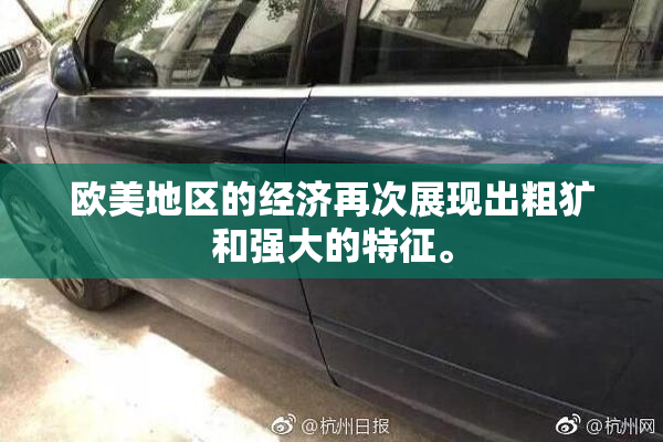 欧美地区的经济再次展现出粗犷和强大的特征。