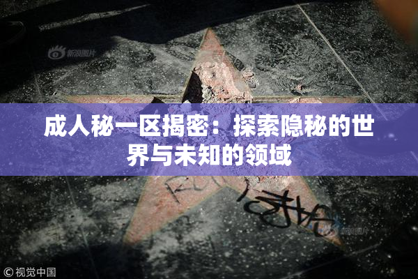 成人秘一区揭密：探索隐秘的世界与未知的领域