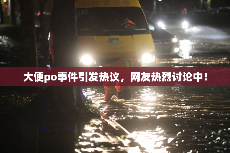 大便po事件引发热议，网友热烈讨论中！