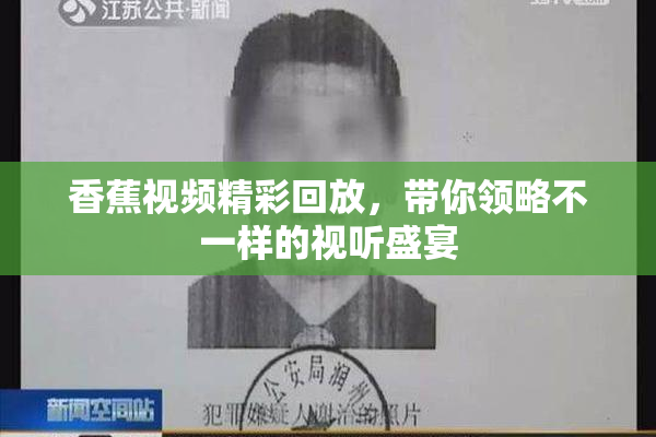 香蕉视频精彩回放，带你领略不一样的视听盛宴