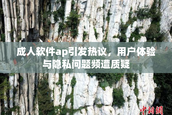 成人软件ap引发热议，用户体验与隐私问题频遭质疑